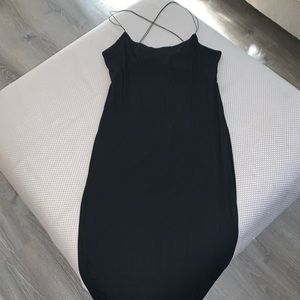 Black dress cotton